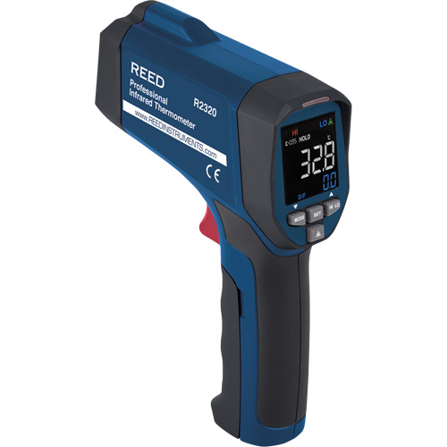 Thermom&egrave;tre &agrave; infrarouge professionnel, -26 - 1472° F ( -32 - 800° C ), 30:1, &eacute;missivit&eacute; Ajustable Quali-T-Solutions