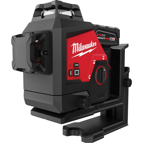 M12 360-Degree 3-Plane Cordless Laser Kit, 125' (38.1 m), 530 Nm Quali-T-Solutions