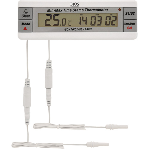 Vaccine Thermometer, Contact, Digital, -50-70°F (-58-158°C) Quali-T-Solutions