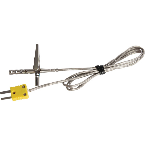 Sonde thermocouple pour four/cong&eacute;lateur &agrave; air de type K avec certificat de calibration, 200 °C (392°F) Temp. max. Quali-T-Solutions