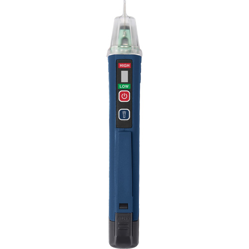 D&eacute;tecteur de tension alternative sans contact avec lampe de poche, 24 V - 1000 V/90 V - 1000 V, Alerte Lumi&egrave;re & son Quali-T-Solutions