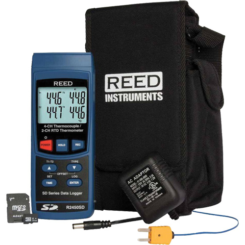 Data Logging Thermometer with Oven/Freezer Thermocouple Probes Quali-T-Solutions