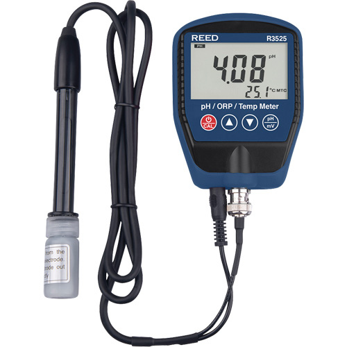 pH/mV Meter with Temperature Quali-T-Solutions