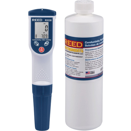 Conductivity/TDS/Salinity Meter & Solution Kit Quali-T-Solutions