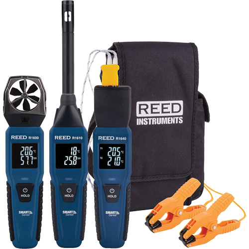 Trousse de CVCA avec enregistreur de donn&eacute;es Bluetooth de s&eacute;rie intelligente R16X0, Contact, Num&eacute;rique Quali-T-Solutions