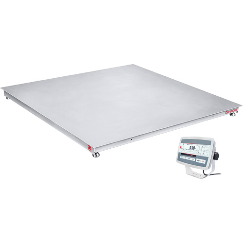 Balance de plancher lavable DEFENDER 5000, Capacit&eacute; de 2500 lb, 48" la x 48" lo Quali-T-Solutions