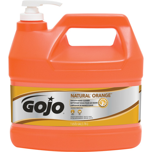 Natural Orange Hand Cleaner, Cream, 3.78 L, Jug, Citrus/Orange Quali-T-Solutions