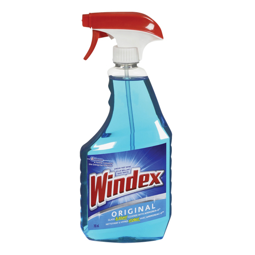 Nettoyant &agrave; vitres Windex, 765 ml, Bouteille &agrave; g&acirc;chette Quali-T-Solutions