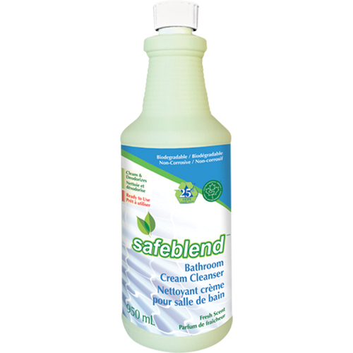 Nettoyant en cr&egrave;me pour salle de bains, 950 ml/950,0 ml, Bouteille Quali-T-Solutions