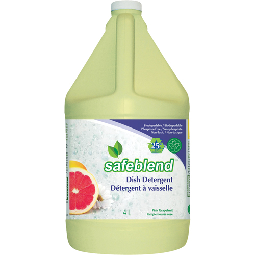 D&eacute;tergent pour vaisselle, Liquide, 4 L, Pamplemousse rose Quali-T-Solutions