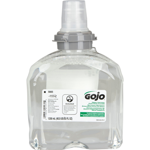 Nettoyant pour les mains &eacute;cologique TFX, Mousse, 1,2 L, Sans parfum Quali-T-Solutions