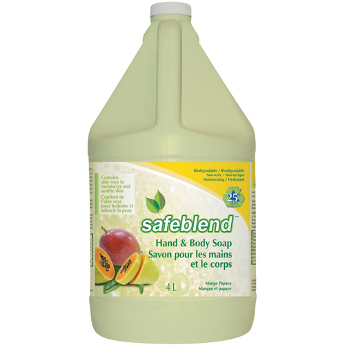 Savon pour les mains & le corps, 4 L, Parfum&eacute;, Cruche Quali-T-Solutions