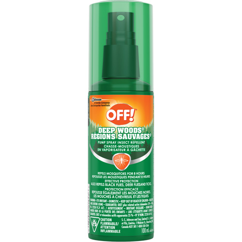 Insectifuge Off! R&eacute;gions sauvages, DEET &agrave; 25 %, Vaporisateur, 100 ml Quali-T-Solutions