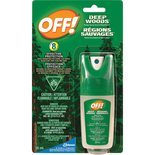 Insectifuge Off! R&eacute;gions sauvages, DEET &agrave; 25 %, Vaporisateur, 30 ml Quali-T-Solutions