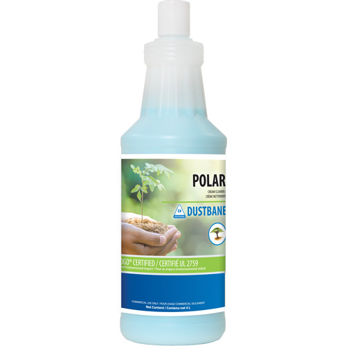 Nettoyant en cr&egrave;me pour salle de bain Polar, 1 L/1,0 L, Bouteille Quali-T-Solutions