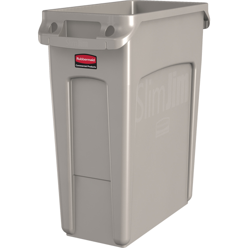 Slim Jim&reg; Vented Containers, Deskside, Polyethylene, 16 US gal. Quali-T-Solutions
