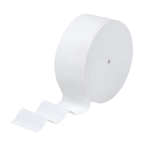 Papier hygi&eacute;nique JRT junior Scott, Rouleau Sans rouleau central, 1 Pli, Longueur 2300', Blanc Quali-T-Solutions