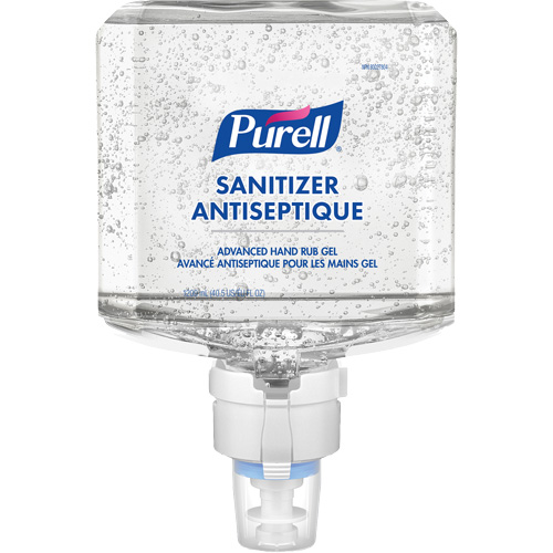 Gel d&eacute;sinfectant avanc&eacute; pour les mains ES8, 1200 ml, Cartouche de recharge, 70 % alcool Quali-T-Solutions
