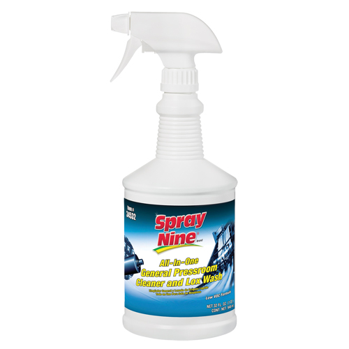 Nettoyant g&eacute;n&eacute;ral Spray Nine pour impression, 946 ml, Bouteille &agrave; g&acirc;chette Quali-T-Solutions