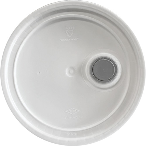 Seau avec couvercle, Plastique, 5,25 gal. Quali-T-Solutions