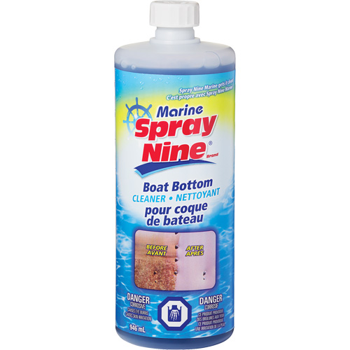 Nettoyant de fond de bateau Spray Nine, 946 ml, Bouteille Quali-T-Solutions
