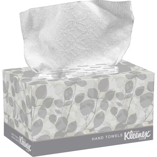 Kleenex&reg; Hand Towels in a POP-UP* Box, 1 Ply, 10-1/2" L x 9" W, 120 /Pack Quali-T-Solutions