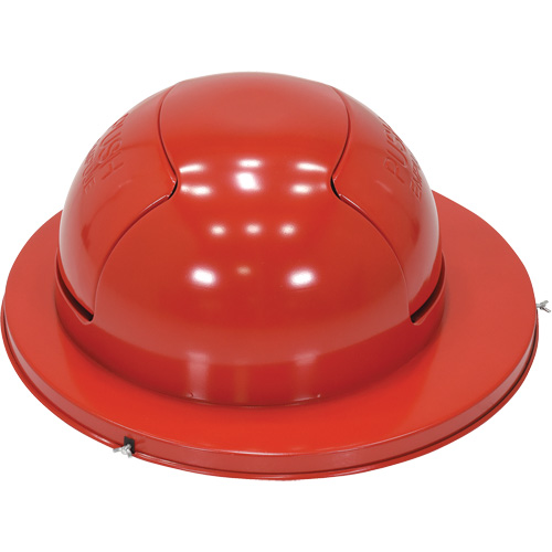 Drum Waste Disposal Top, Dome Lid, Metal, Fits Container Size: 23-1/2" Dia. Quali-T-Solutions