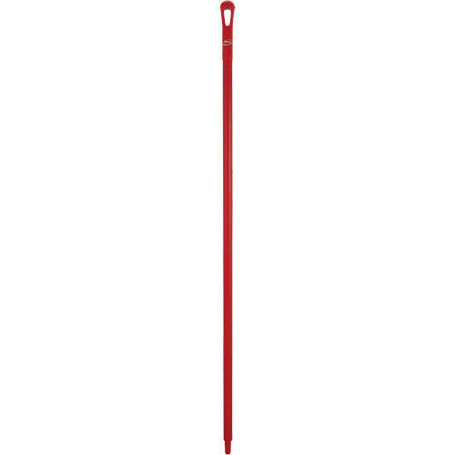 Manche ultra hygi&eacute;nique, Balai/Grattoir/Raclette, Rouge, Ergonomique, 59" lo Quali-T-Solutions