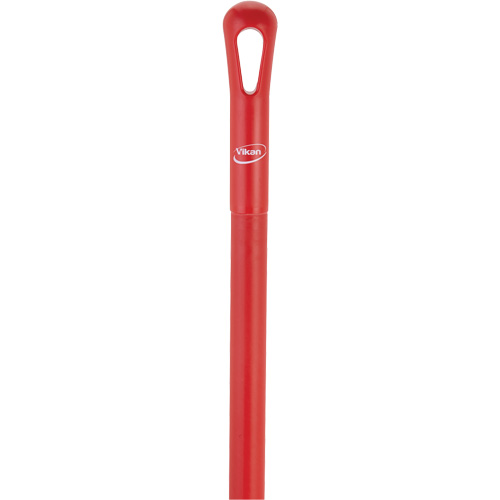 Manche ultra hygi&eacute;nique, Balai/Grattoir/Raclette, Rouge, Ergonomique, 59" lo Quali-T-Solutions