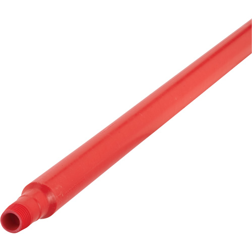 Manche ultra hygi&eacute;nique, Balai/Grattoir/Raclette, Rouge, Ergonomique, 59" lo Quali-T-Solutions