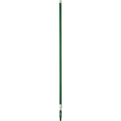 Manche de brosse pour plateforme, Brosse/Support &agrave; tampon, Vert, T&eacute;lescopique, 62"-113" lo Quali-T-Solutions