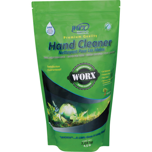 Nettoyant pour les mains biod&eacute;gradable, Poudre, 4,5 lb, Pochette, Sans parfum Quali-T-Solutions