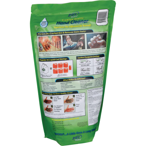 Nettoyant pour les mains biod&eacute;gradable, Poudre, 4,5 lb, Pochette, Sans parfum Quali-T-Solutions