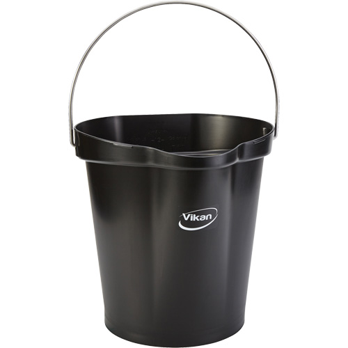 Food Hygiene Bucket, Black, 3 US gal. Quali-T-Solutions