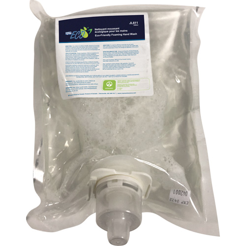 Savon &agrave; mains &eacute;cologique, Mousse, 1 L, Sans parfum Quali-T-Solutions