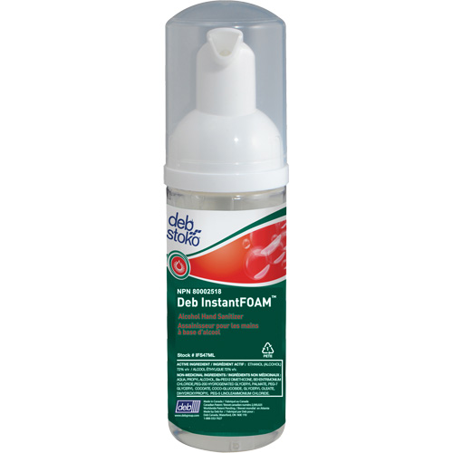 InstantFoam&reg; Hand Sanitizer, 47 ml, Pump Bottle, 70% Alcohol Quali-T-Solutions
