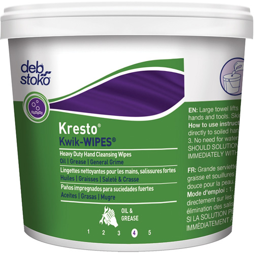 Kresto&reg; Kwik-Wipes&reg; Wipes, 130 Wipes, 12" x 10" Quali-T-Solutions