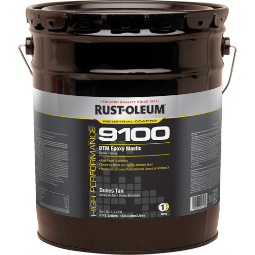 9100 System DTM Epoxy Mastic Base, Dunes Tan, 5 gal., Pail Quali-T-Solutions