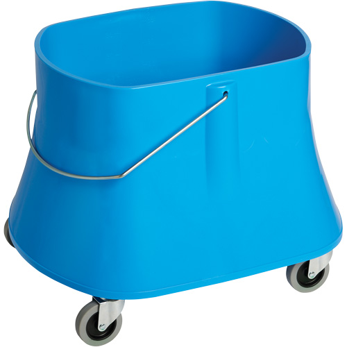 Seau pour vadrouille Champ, Capacit&eacute; de 10 gal. US (40 pintes), Bleu Quali-T-Solutions