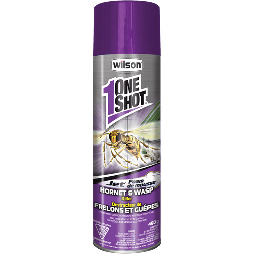 R&eacute;pulsif gu&ecirc;pes et frelons One Shot, 450 g, Canette a&eacute;rosol Quali-T-Solutions
