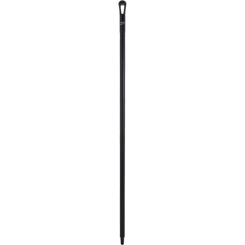 Ultra Hygiene Handle, Broom/Brush/Scraper/Squeegee, Black, Ergonomic, 59" L Quali-T-Solutions