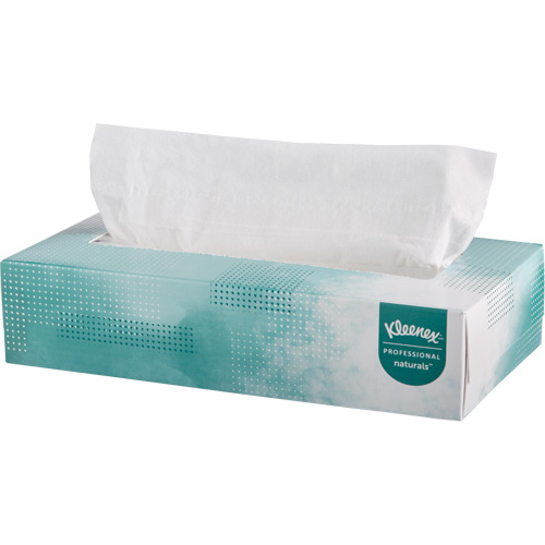 Kleenex&reg; Naturals Facial Tissues, 2 Ply, 8.4" L x 8" W, 125 Sheets/Box Quali-T-Solutions