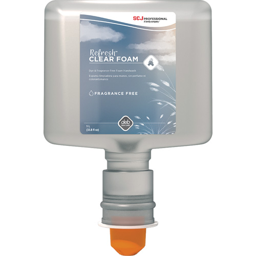 Refresh Clear Handwash, Foam, 1.2 L, Unscented Quali-T-Solutions