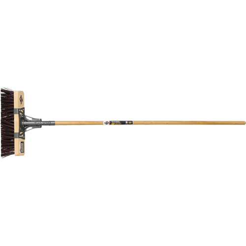 Street Broom, 18", X-Coarse, Synthetic Bristles Quali-T-Solutions