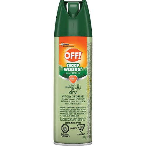 Insectifuge Off! R&eacute;gions sauvages, DEET &agrave; 25 %, A&eacute;rosol, 113 g Quali-T-Solutions