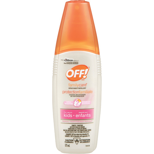 Insectifuge Off! Protection familiale &agrave; parfum de Fraîcheur tropicale, DEET &agrave; 5 %, Vaporisateur, 175 ml Quali-T-Solutions