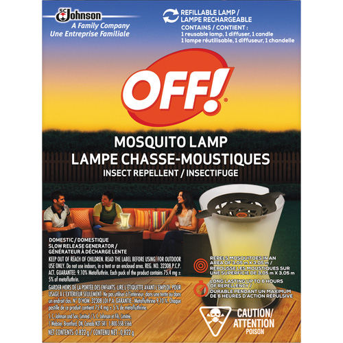 Lampe chasse-moustiques Off! PowerPad, Sans DEET, Lampe,  Quali-T-Solutions