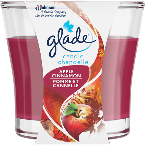 Chandelle en pot Glade, Pomme cannelle Quali-T-Solutions