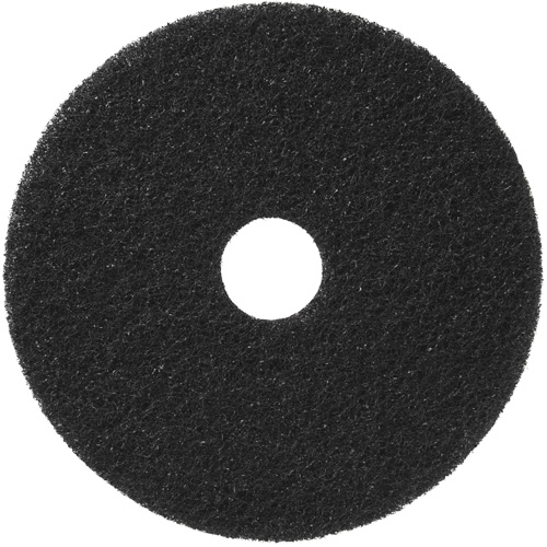 Tampons de d&eacute;capage pour planchers, 12", D&eacute;capant, Noir Quali-T-Solutions