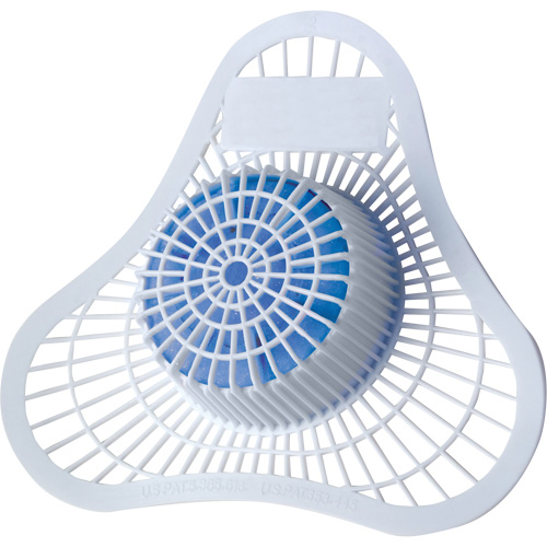 Tamis d'urinoir avec bloc non para Health Gards Quali-T-Solutions